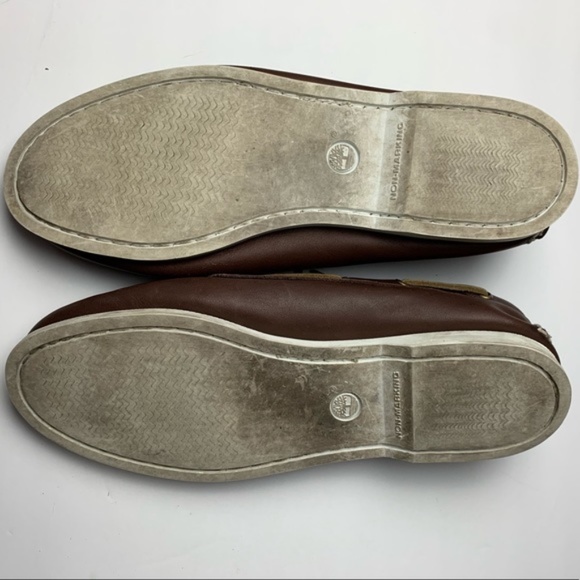 Timberland men's brown "boat shoes", size 10.5M - Picture 5 of 11